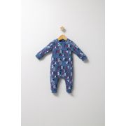 Salopeta pentru bebelusi de iarna Forest, Tongs baby, baietei (Marime: 3-6 Luni, Culoare: Turcoaz) JEMtgs_4581_11