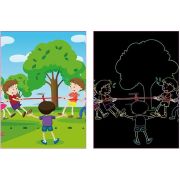 Set 9 planse razuibile Scratch ArtCards Bambinice BN047 BBJBN047_Campus