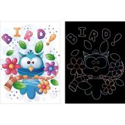Set 9 planse razuibile Scratch ArtCards Bambinice BN047 BBJBN047_Desene Animate