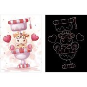 Set 9 planse razuibile Scratch ArtCards Bambinice BN047 BBJBN047_Desene Animate