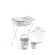 Set de baie complet pentru bebelusi cu 6 piese, BabyJem (Culoare: Bleu) JEMbj_5743