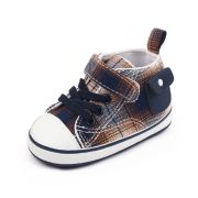 Tenisi in carouri maro si bleumarine pentru baietei (marime disponibila: 3-6 luni (marimea 18 incaltaminte)) mbd2771-1-p01.3-6 luni (marimea 18 incaltaminte)