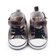 Tenisi in carouri maro si bleumarine pentru baietei (marime disponibila: 9-12 luni (marimea 20 incaltaminte)) mbd2771-1-p01.9-12 luni (marimea 20 incaltaminte)