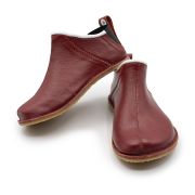Pantofiori model Cadet BabyFox pentru exterior din piele naturala Visiniu Phonebox - FOXCDT888VSN