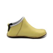 Pantofiori unisex pentru interior model Cadet din piele naturala Galben BabyFox - FOXCDT888GL