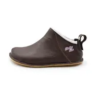 Pantofiori pentru interior Cadet din piele naturala Maro Ciocolato BabyFox - FOXCDT888CIO