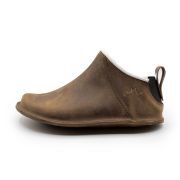 Pantofiori de interior Cadet din piele naturala Maro Coniac BabyFox - FOXCDT888