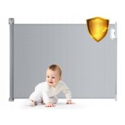 Bariera de protectie pentru scari si usi, 50-140 cm, nukido 718401 - gri edeedi718401