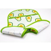 Baveta cu buzunar BLW , BabyJem, 28x41 cm (Model: Avocado) JEMbj_7883