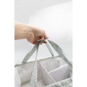Geanta organizator pentru scutece si accesorii copii/bebelusi, BabyJem, 25x35 cm (Culoare: Somon) JEMbj_7953
