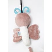 Jucarie din plus cu vibratii pentru bebelusi Fluture, 6 luni+, BabyJem (Culoare: Verde) JEMbj_8311
