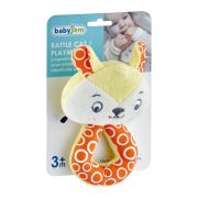Jucarie din plus zornaitoare Pisicuta, 3 luni+, BabyJem (Culoare: Roz) JEMbj_8171