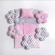 Lenjerie MyKids 10 Piese VP 328 PASTEL Pink 120x60 cm 00086586