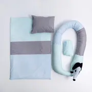 Lenjerie MyKids 6 Piese VP 330 DOG Blue 120x60 cm 00086588