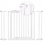 Poarta siguranta 75-105 cm nukido 718100 - alb edeedi718100