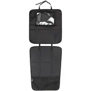 Protectie scaun auto, Bancheta si spatar, Cu organizator, 3 in 1, Dimensiune 123x48.5 cm, FreeON, Negru BYN45708