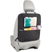 Protectie scaun auto, Bancheta si spatar, Cu organizator, 3 in 1, Dimensiune 123x48.5 cm, FreeON, Negru BYN45708