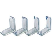 Set 4 aparatori din silicon pentru colturi 4X4X*1.5 cm Iso Trade IK6821 BBJIK6821_Transparent