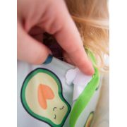 Sort cu maneci pentru activitati BLW, BabyJem, 33x74 cm (Model: Avocado) JEMbj_7843