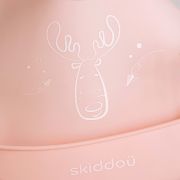 Baveta din silicon Smekke, Skiddou, Keep Pink, Roz JEMsk_2090032