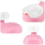 Olita pentru copii, Pottili, Skiddou, balenuta, cu capac, Keep pink, Roz JEMsk_2090022