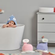 Olita pentru copii, Pottili, Skiddou, balenuta, cu capac, Liliac bloom, Lavanda JEMsk_2090025