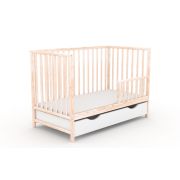 Patut cu sertar vessanti clasico - natur + saltea cocos 12 cm  edeedipcsvcn_s12