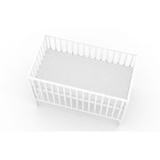 Patut fara sertar vessanti clasico alb + saltea cocos 10 cm  edeedipfsvca_s10
