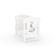 Patut fara sertar vessanti zuza alb + saltea cocos 12 cm  edeedipfsvza_s12