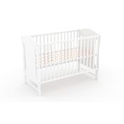 Patut fara sertar vessanti zuza alb + saltea cocos 8 cm  edeedipfsvza_s8