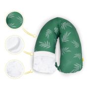 Perna pentru alaptat 2 in 1 Ammi+, Skiddou, Wild climber, Verde, ‎109 x 48 x 20 cm JEMsk_2090092