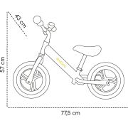 Bicicleta fara pedale Nils, Skiddou, Denim, Bleumarin JEMsk_2030012