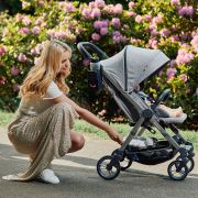 Carucior sport pliabil Skiddou Mell Normandic dream, ultracompact pentru calatorii, Gri deschis JEMsk_2020062
