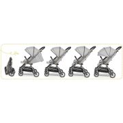 Carucior sport pliabil Skiddou Mell Normandic dream, ultracompact pentru calatorii, Gri deschis JEMsk_2020062