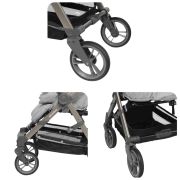Carucior sport pliabil Skiddou Mell Onyx, ultracompact pentru calatorii, Negru JEMsk_2020061