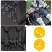 Carucior sport pliabil Skiddou Mell Onyx, ultracompact pentru calatorii, Negru JEMsk_2020061
