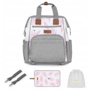 Rucsac multifunctional mamici Astrid, Skiddou, Keep pink, Roz JEMsk_2080013
