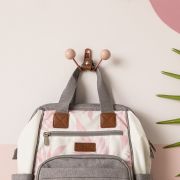 Rucsac multifunctional mamici Astrid, Skiddou, Keep pink, Roz JEMsk_2080013
