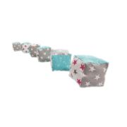 Set 6 cuburi de joaca textile MyKids 10x10 cm 00086166