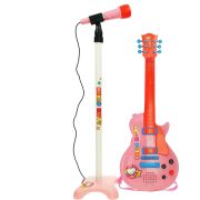 Set chitara si microfon roz hello kitty rg1509