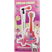 Set chitara si microfon roz hello kitty rg1509