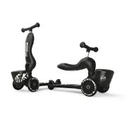 Trotineta Copii Cu Sezut, Suport Jucarie, Transformabila 2in1, Highwaykick 1 Lifestyle Zebra, 1-5 Ani, Pana La 50 Kg, Scoot  Ride Pjb96606