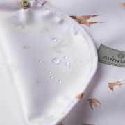 Baveta bebelusi 2 in 1 Miniware Catch & Cover, Golden Swallow JEMmw_CCGS