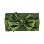 Bentita lata din catifea cu fundita (marime disponibila: 0-12 luni, culoare: crem) mdx-21164-r26.0-12 luni-crem