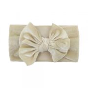 Bentita lata din catifea cu fundita (marime disponibila: 0-12 luni, culoare: crem) mdx-21164-r26.0-12 luni-crem