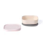 Bol pentru hrana bebelusi Miniware Snack Bowl, 100% din materiale naturale biodegradabile, Vanilla/Cotton Candy JEMmw_MWSBSVC