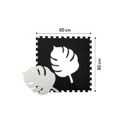 Covoras de joaca puzzle 120x120 cm Momi, Feli - Black KRTAKCE00028