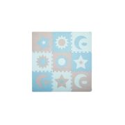 Covoras de joaca puzzle 120x120 cm Momi, Nebe - Blue KRTAKCE00031