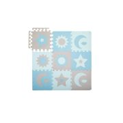 Covoras de joaca puzzle 120x120 cm Momi, Nebe - Blue KRTAKCE00031