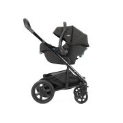 Joie - carucior pentru copii multifunctional 3 in 1 chrome dlx pavement/ i-gemm shale (carucior chrome dlx +landou pavement+ scoica i-gemm shale) bbbs1201mapav000trio